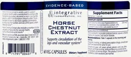 Label for Horse Chestnut Extract
