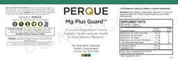 Label for Mg Plus Guard