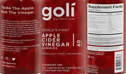 Label for Apple Cider Vinegar Gummies