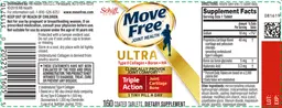 Label for Move Free Ultra Type II Collagen + Boron + HA