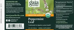 Label for Peppermint Leaf