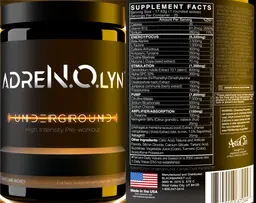 Label for AdreN.O.lyn Underground Grape Lime Rickey