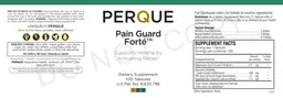Label for Pain Guard Forte