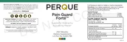 Label for Pain Guard Forte