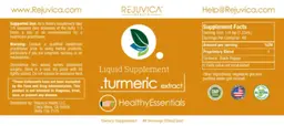 Label for Turmeric Extract