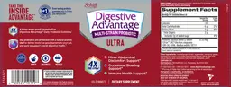 Label for Digestive Advantage Multi-Strain Probiotic Ultra