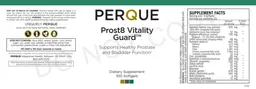 Label for Prost8 Vitality Guard