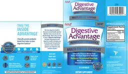 Label for Digestive Advantage Advanced Probiotics