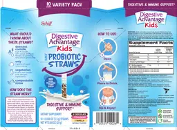 Label for Kids Daily Probiotic Straws