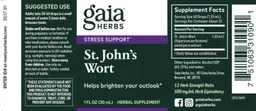 Label for St. John's Wort