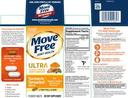 Label for Move Free Ultra Turmeric Tamarind Blend
