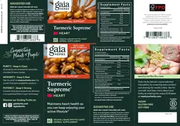 Label for Turmeric Supreme Heart