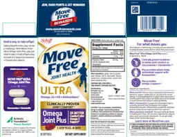 Label for Move Free Ultra Omega Joint Plus
