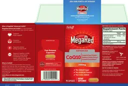 Label for Advanced CoQ10 200 mg