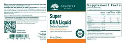 Label for Super DHA Liquid Natural Orange Flavor