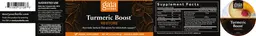 Label for Turmeric Boost