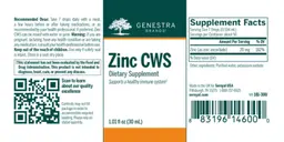 Zinc CWS