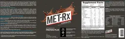 Label for MET-Rx Protein Plus Chocolate