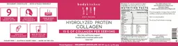 Label for Hydrolyzed Protein Collagen Decadent Chocolate