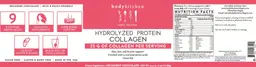 Label for Hydrolyzed Protein Collagen Decadent Chocolate