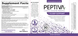 Label for Peptiva + Sleep Support