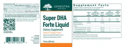 Label for Super DHA Forte Liquid Natural Orange Flavor