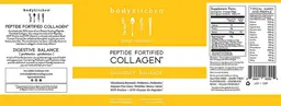Label for Peptide Fortified Collagen Digestive Balance Unflavored