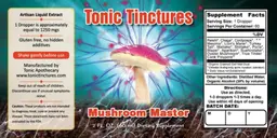 Label for Mushroom Master