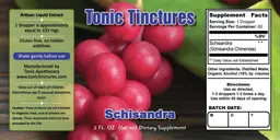 Label for Schisandra