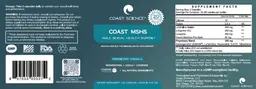 Label for Coast MSHS Male Sexual Health Support