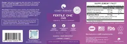Label for Fertile One CMS Cervical Mucus Support