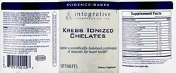 Label for Krebs Ionized Chelates