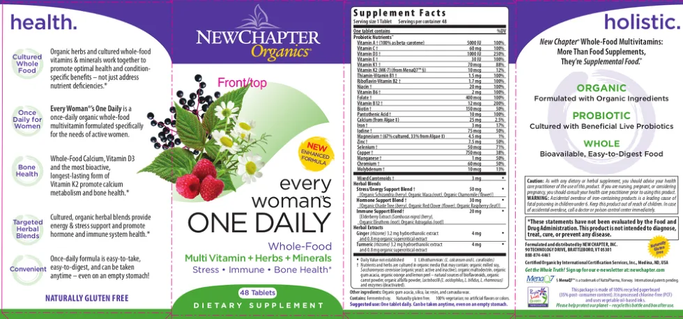 Label for Every Woman's One Daily