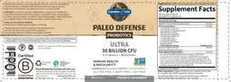 Label for Paleo Defense Ultra