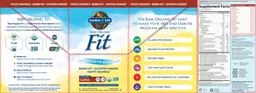 Label for Raw Organic Fit Coffee