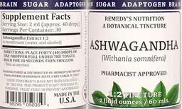 Label for Ashwagandha