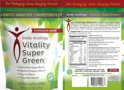 Label for Vitality SuperGreen