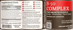 Label for B-50 Complex 1000 mg