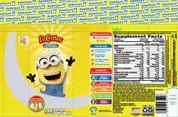 Label for Complete Multivitamin Despicable Me