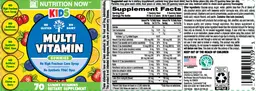 Label for Kids Multivitamin Gummies