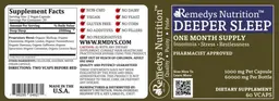 Label for Deeper Sleep 1000 mg