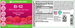 Label for B-12 1000 mcg