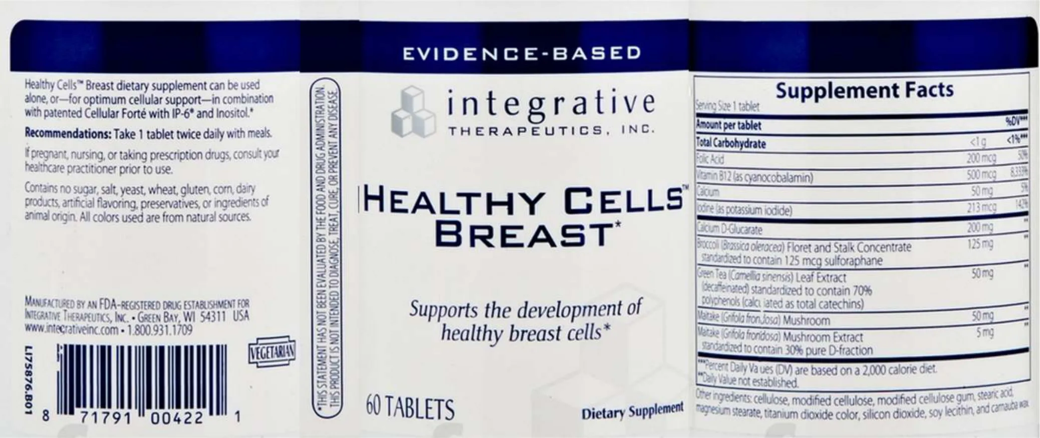 Label for Healthy Cells Breast