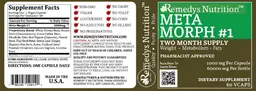 Label for Meta Morph #1 1000 mg
