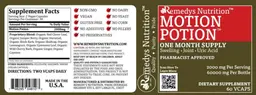 Label for Motion Potion 2000 mg