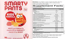 Label for Kids Formula