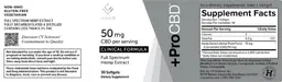 Label for ProCBD 50 mg Clinical Formula