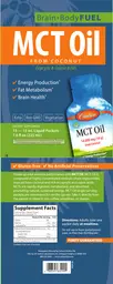 Label for MCT Oil 14,000 mg (14 g)