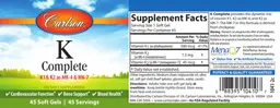 Label for K Complete