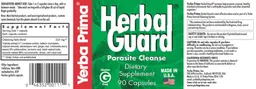 Label for Herbal Guard
